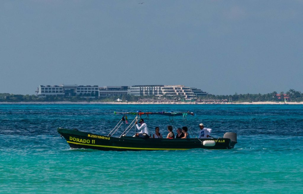 visite en bateau de Isla Mujeres