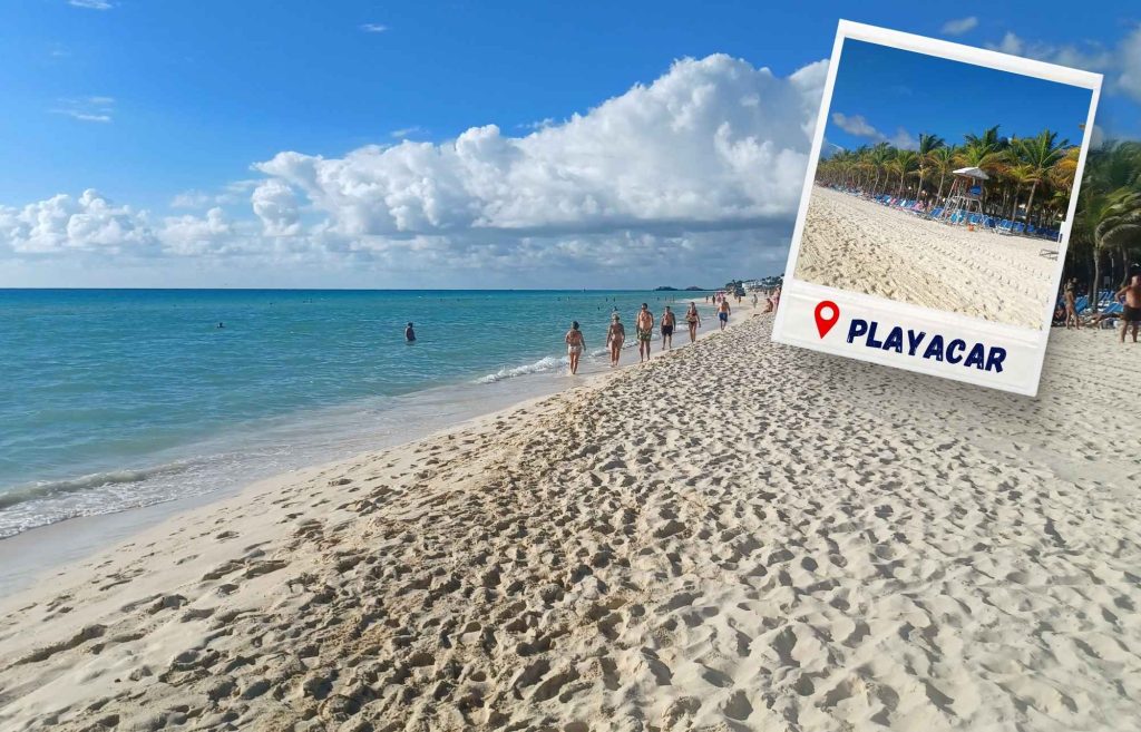 Plage de Playacar à Playa del Carmen
