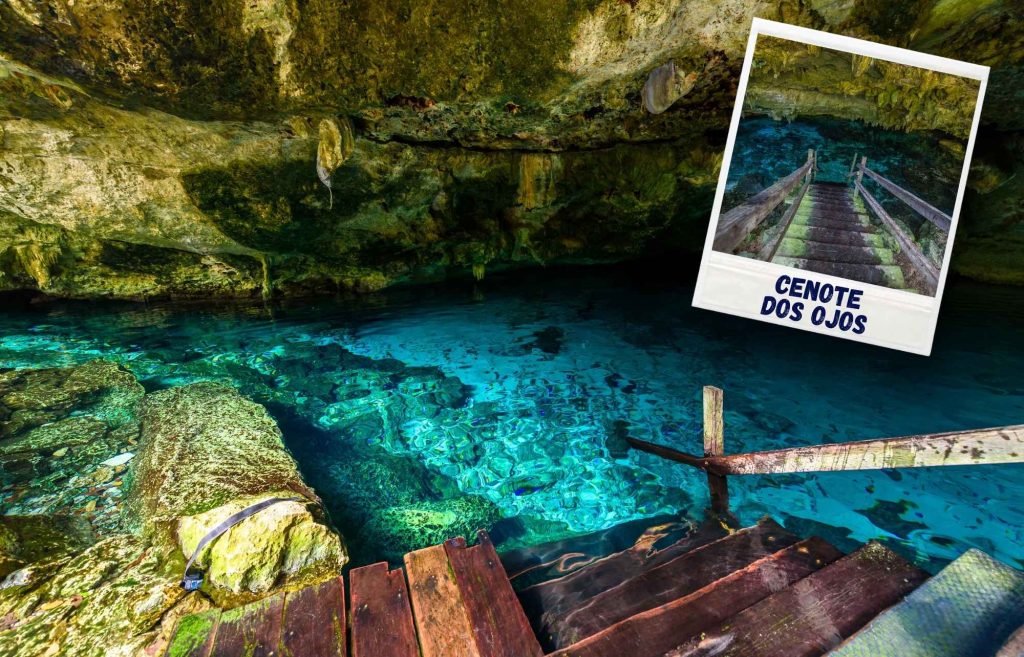 Le Cenote Dos Ojos à Playa del Carmen
