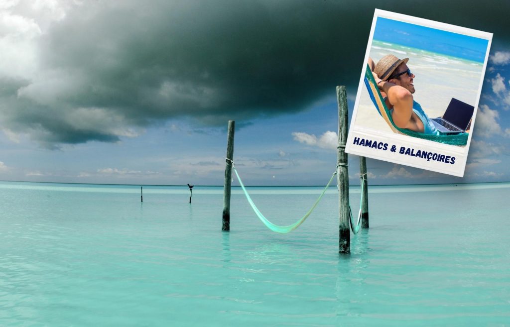 Que faire à Holbox ? profiter des hamacs et balançoires