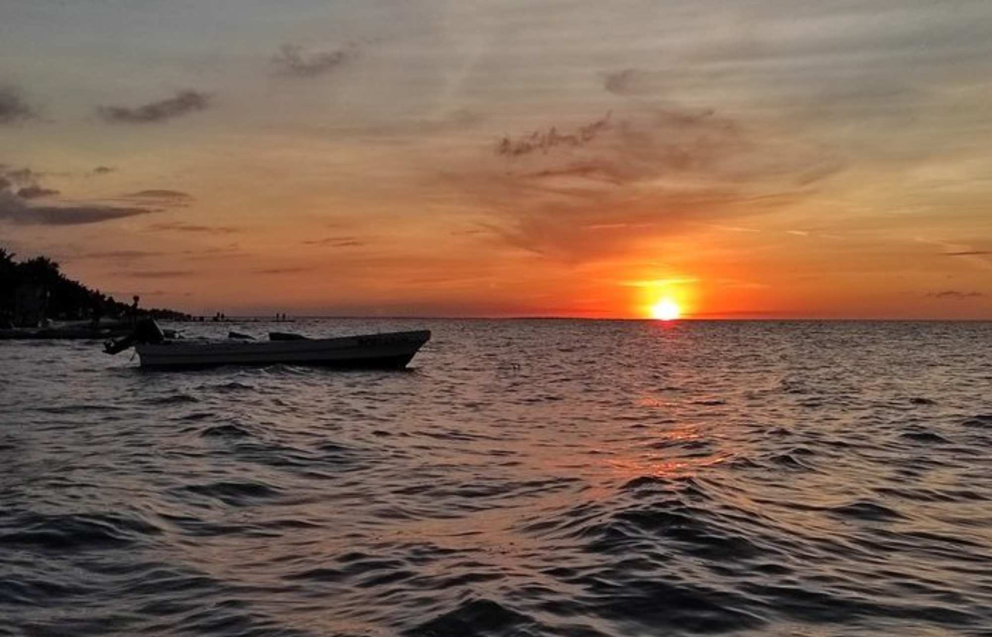 Coucher du soleil à Holbox