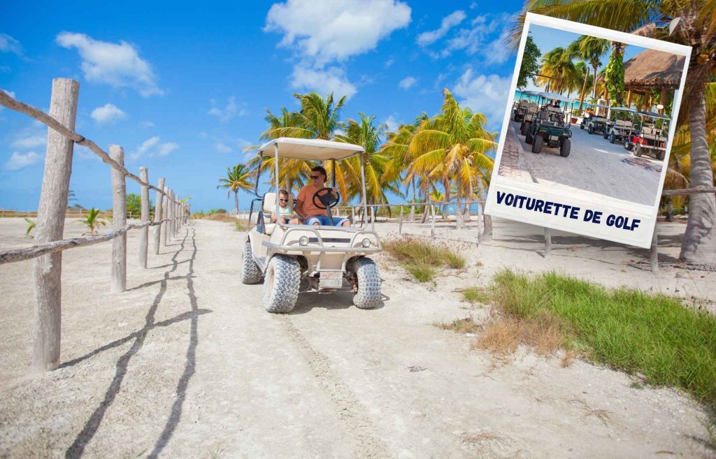 Que faire à Holbox ? Viusiter l'île en voiturette de golf
