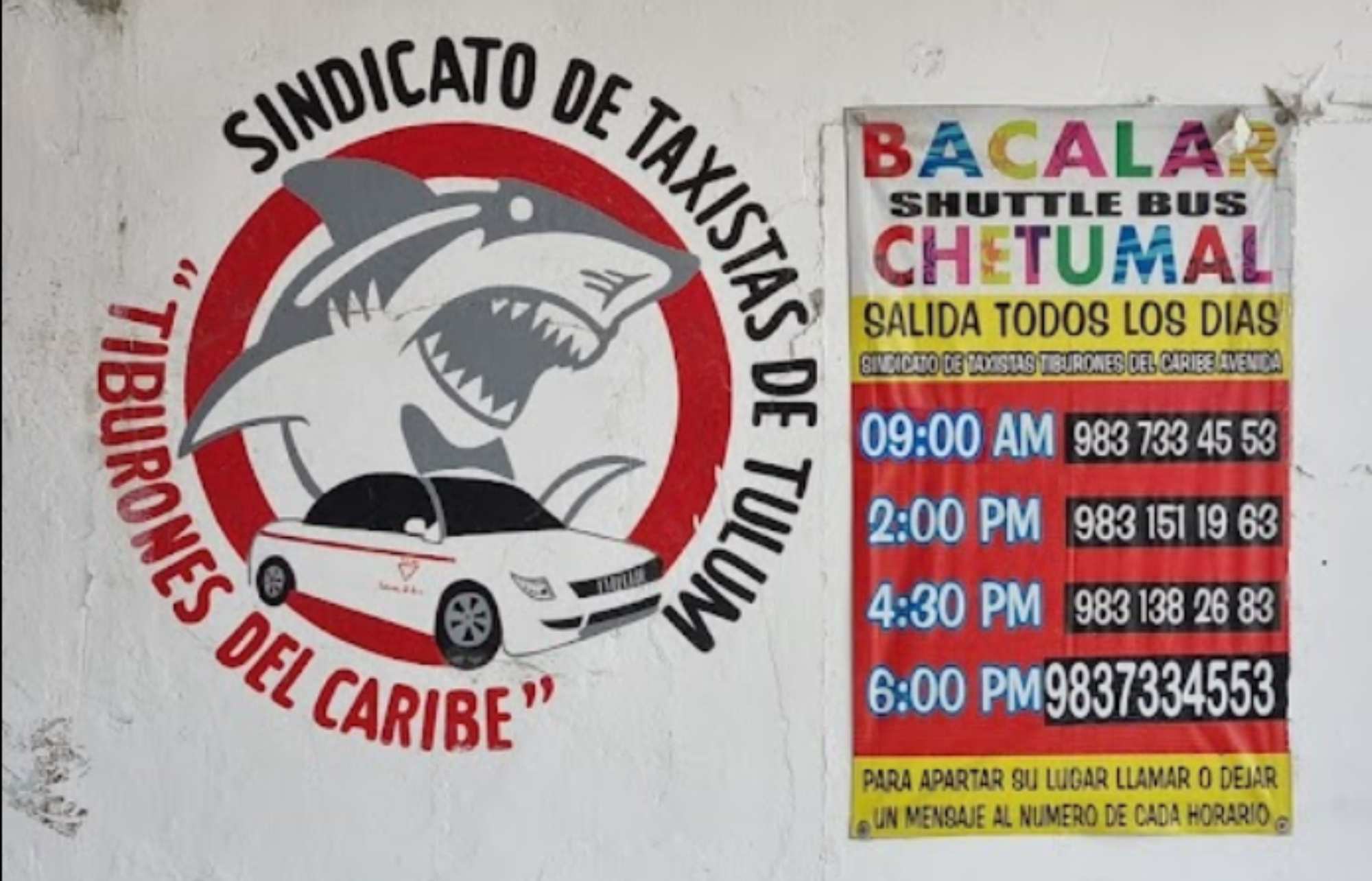 Colectivo de Tulum à Bacalar