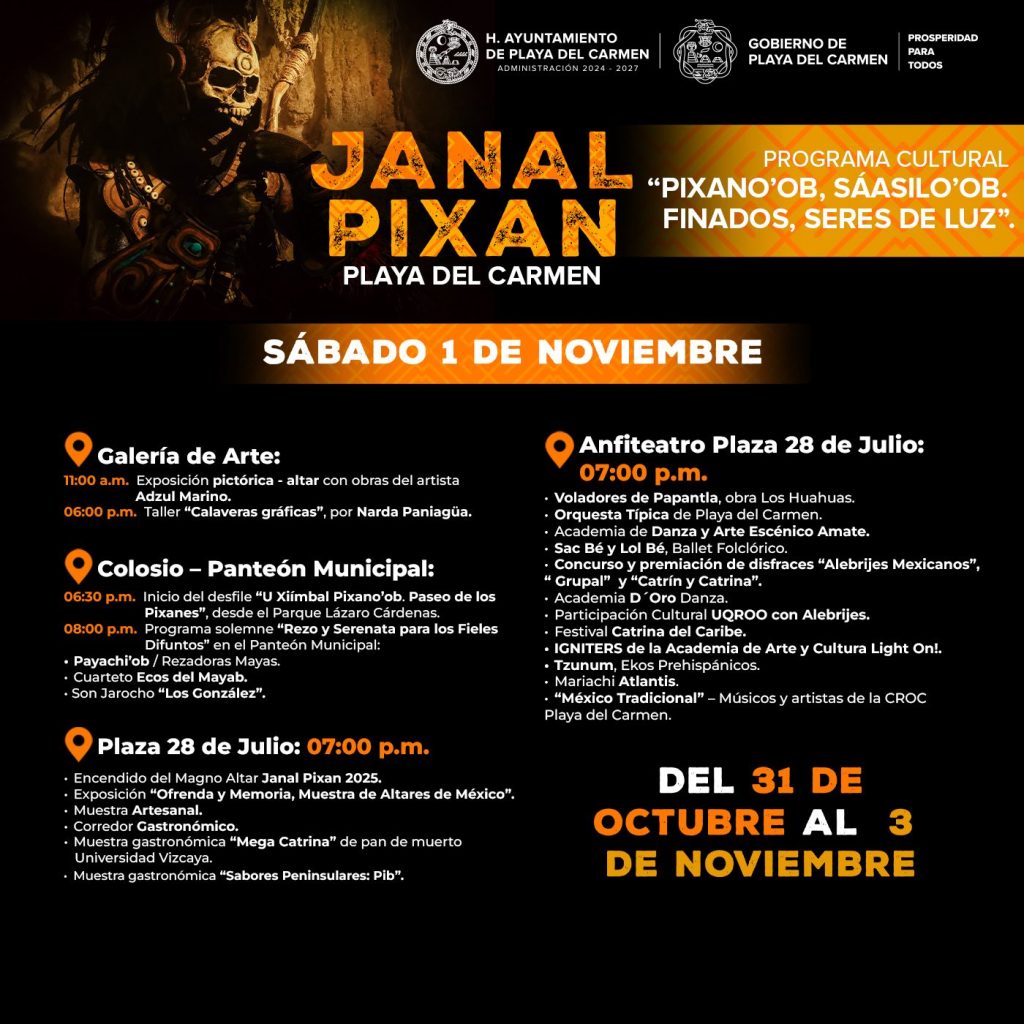 Programme Fête des Morts 1 novembre