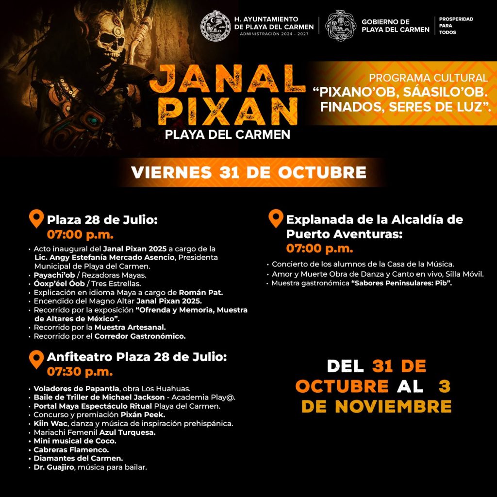 Programme Fête des Morts 31 octobre