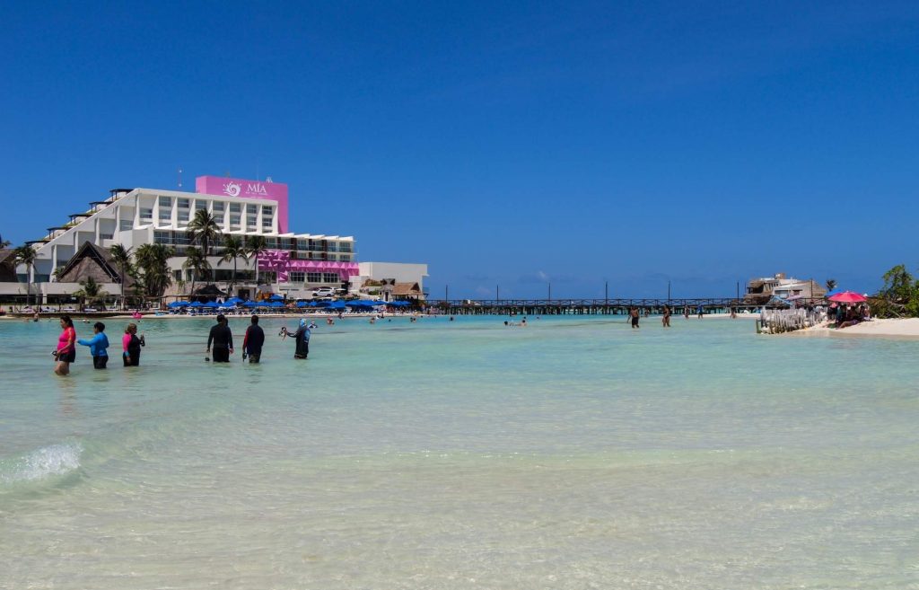 Plage de Playa Norte à Isla Mujeres