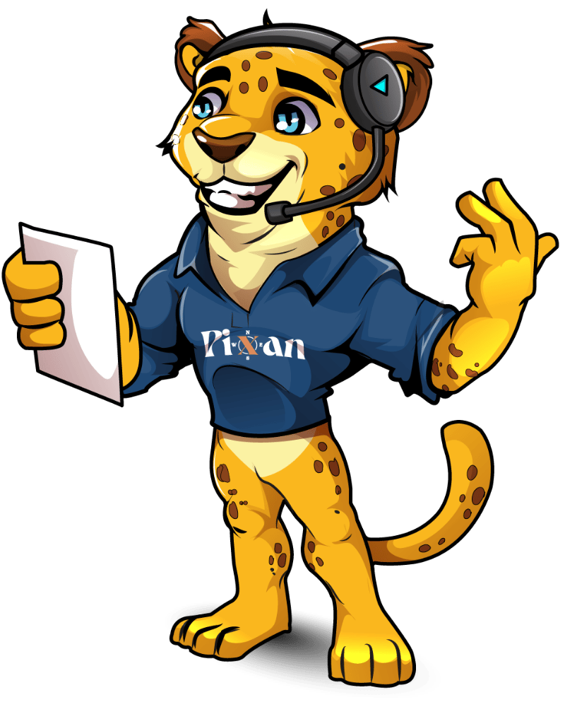 Mascotte jaguar de Pixan Riviera